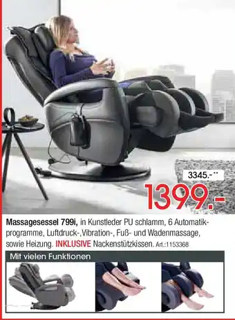 Zurbrüggen cantus Massagesessel 799i Angebot