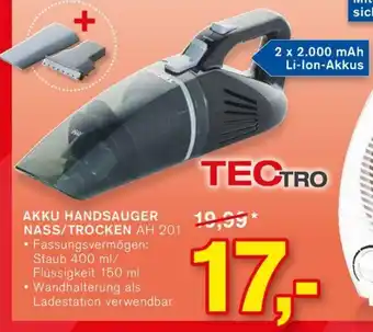 KODi TECtro Akku Handsauger Nass/Trocken | AH 201 Angebot