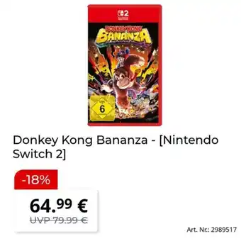 MediaMarkt Donkey Kong Bananza - [Nintendo Switch 2] Angebot