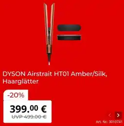 MediaMarkt DYSON Airstrait HT01 Amber/Silk, Haarglätter Angebot