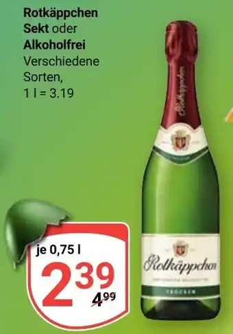 Globus Rotkäppchen Sekt oder Alkoholfrei Angebot