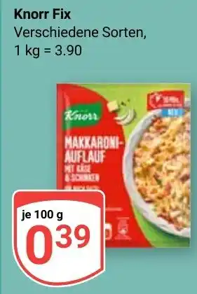 Globus Knorr Fix Angebot