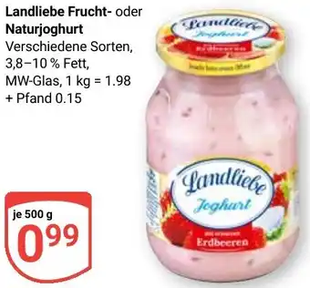 Globus Landliebe Frucht oder Naturjoghurt Angebot