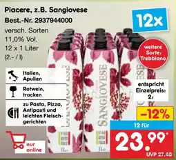 Netto Marken-Discount Piacere, z.B. Sangiovese Angebot