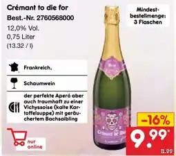 Netto Marken-Discount Crémant to die for Angebot