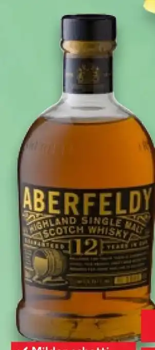 Kaufland Aberfeldy Highland Single Malt Scotch Whisky 12 Jahre Angebot