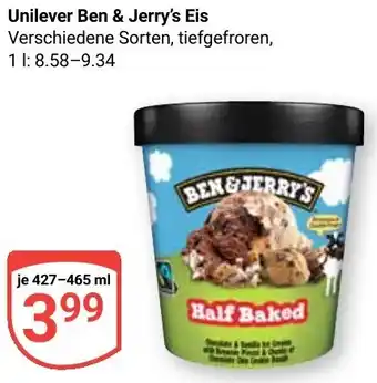 Globus Unilever Ben & Jerry's Eis Angebot