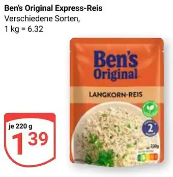 Globus Ben's Original Express-Reis Angebot