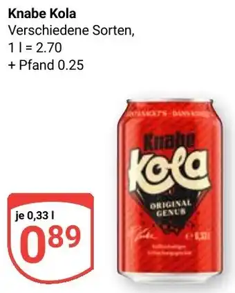 Globus Knabe Kola Angebot