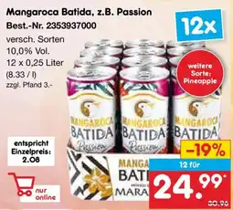 Netto Marken-Discount Mangaroca Batida, z.B. Passion Angebot