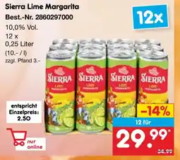 Netto Marken-Discount Sierra Lime Margarita Angebot