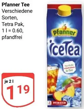 Globus Pfanner Tee Angebot