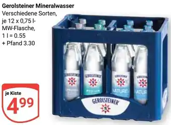 Globus Gerolsteiner Mineralwasser Angebot