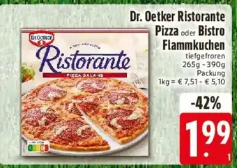 Edeka Dr. Oetker Ristorante Pizza oder Bistro Flammkuchen Angebot
