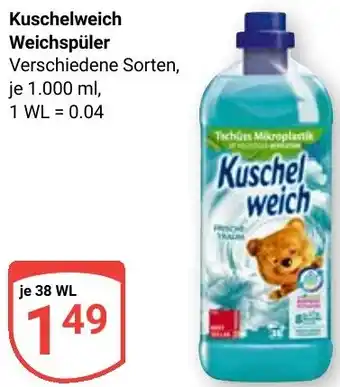 Globus Kuschelweich Weichspüler Angebot