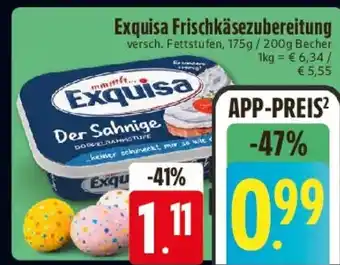 Edeka Exquisa Frischkäsezubereitung Angebot