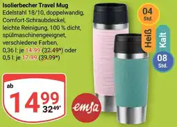 Globus emsa Isolierbecher Travel Mug Angebot