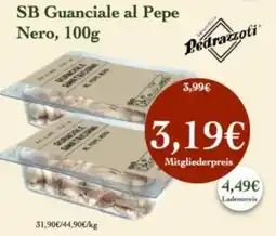 LPG Biomarkt Pedrazzoli SB Guanciale al Pepe Nero Angebot