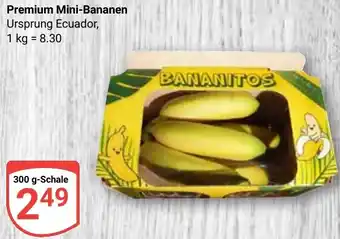 Globus Premium Mini-Bananen Angebot