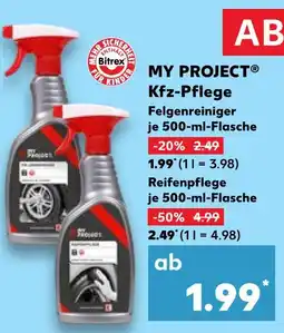 Kaufland My project felgenreiniger Angebot