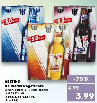 Kaufland Veltins v+ biermischgetränke Angebot