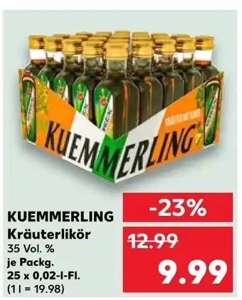 Kaufland Kuemmerling kräuterlikör Angebot