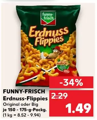 Kaufland Funny-frisch erdnuss-flippies Angebot