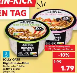 Kaufland Jolly oats high-protein-müsli bircher Angebot