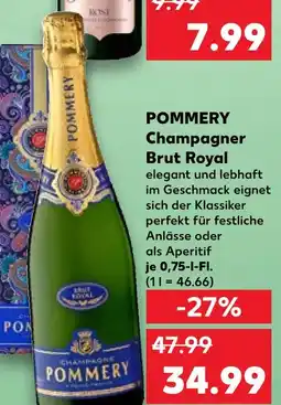 Kaufland Pommery brut royal Angebot