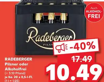 Kaufland Radeberger pilsner Angebot