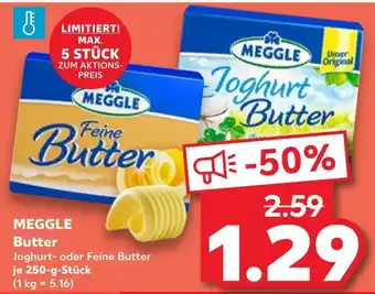 Kaufland Meggle feine butter Angebot