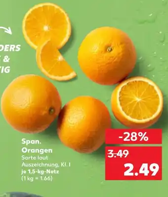 Kaufland Span. orangen Angebot