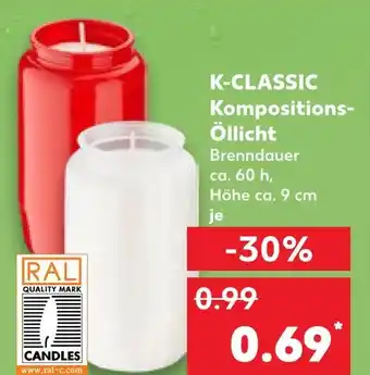 Kaufland K-classic kompositions-öllicht Angebot