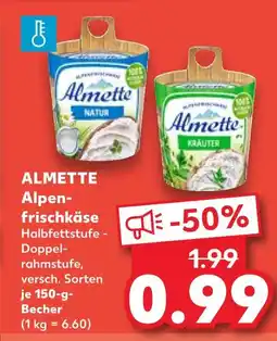 Kaufland Almette alpenfrischkäse natur Angebot