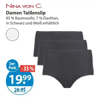 V Markt Nina von c. damen taillenslip Angebot