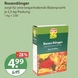 V Markt Degro rosendünger Angebot
