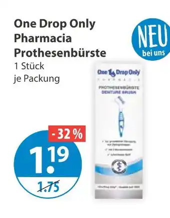 V Markt One drop only pharmacia prothesenbürste Angebot
