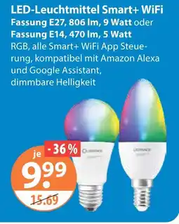 V Markt Led-leuchtmittel smart+ wifi Angebot