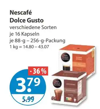 V Markt Nescafé dolce gusto Angebot
