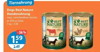 V Markt Dogs best nature hundenahrung Angebot