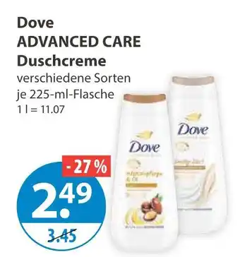 V Markt Dove advanced care duschcreme Angebot