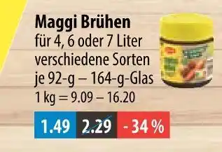 V Markt Maggi brühen Angebot