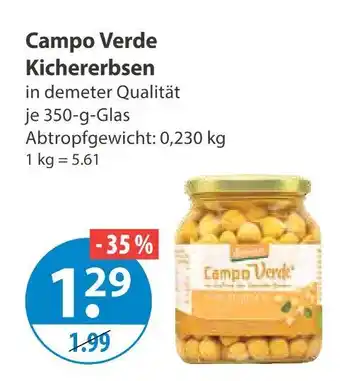 V Markt Campo verde kichererbsen Angebot