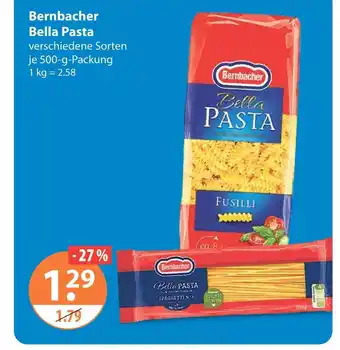 V Markt Bernbacher bella pasta Angebot