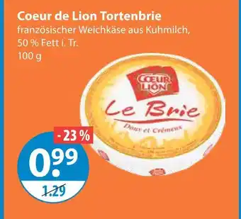 V Markt Coeur de lion tortenbrie Angebot