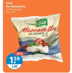 V Markt Stich bio-mozzarella Angebot