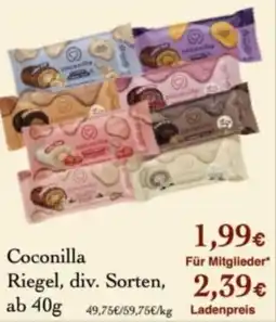 LPG Biomarkt Coconilla Riegel Angebot
