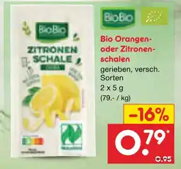 Netto Marken-Discount Biobio bio orangen- oder zitronenschalen Angebot