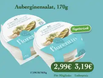 LPG Biomarkt florentin Auberginensalat Angebot