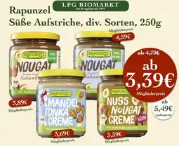LPG Biomarkt Rapunzel Süße Aufstriche Angebot